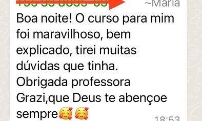 Depoimento de aluna 1